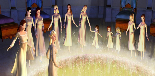 watch barbie in the 12 dancing princesses