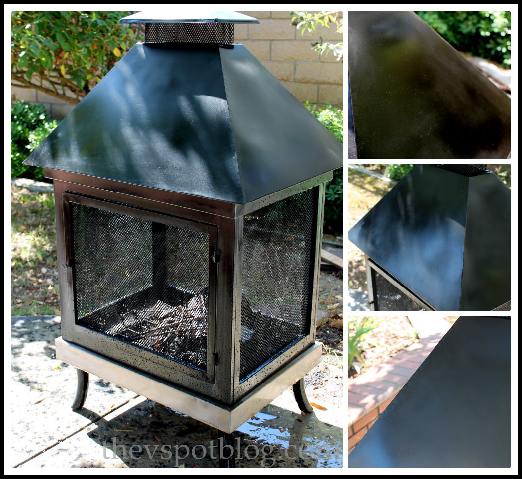 Freshen Up A Fire Pit With High Heat Spray Paint The V Spot