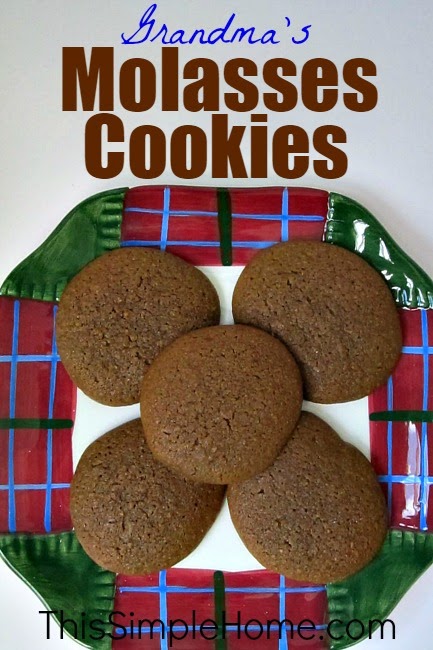molasses cookies recipe
