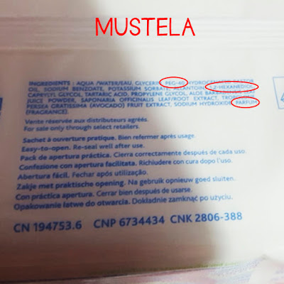 ingredientes tóxicos toallita mustela blog mimuselina