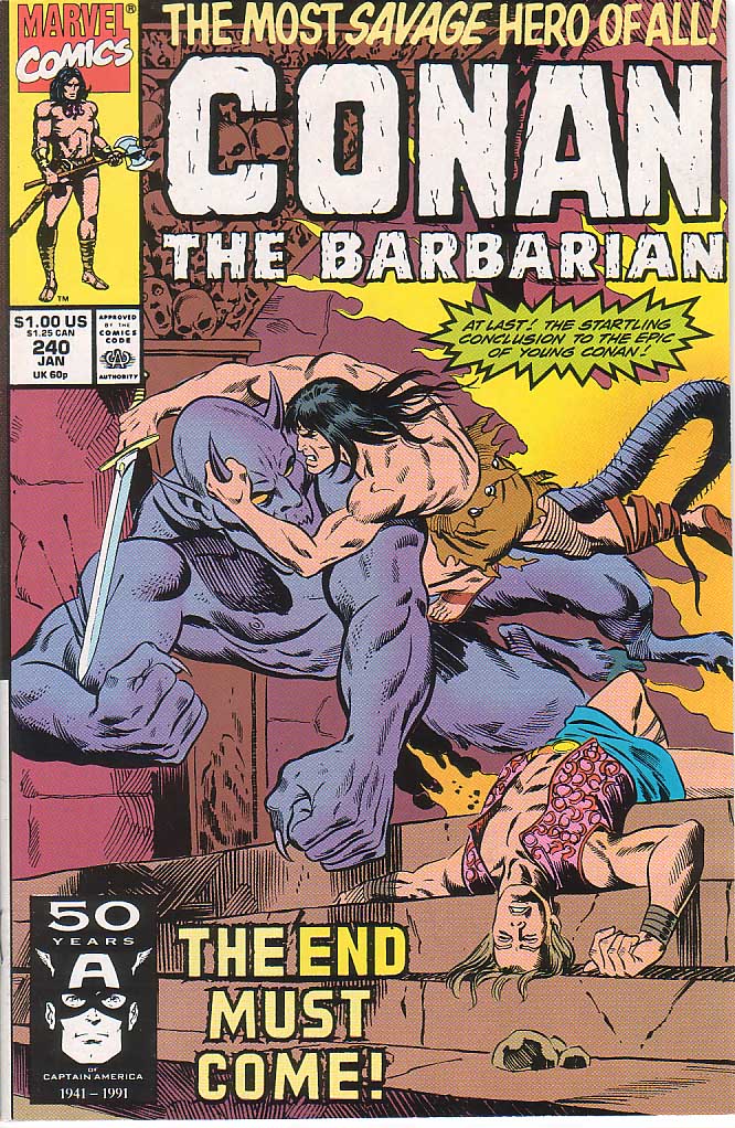 Read online Conan the Barbarian (1970) comic -  Issue #240 - 1