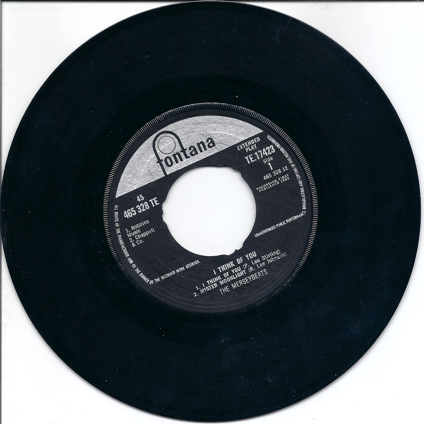 Beatles Forever!: The Merseybeats, I Think of You/Mister Moonlight-It's