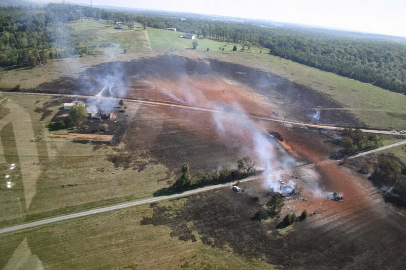 PIPELINE EXPLOSION 2008 APPOMATTOX, VA QUESTION YOUR LOCAL