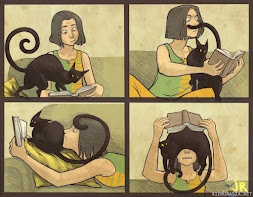 What reading with cats is like!