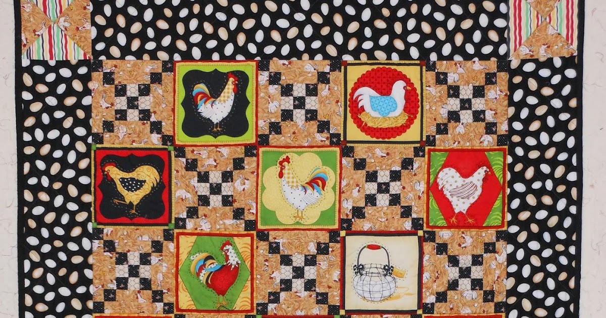 my material creations: Chronology of a Chicken Quilt