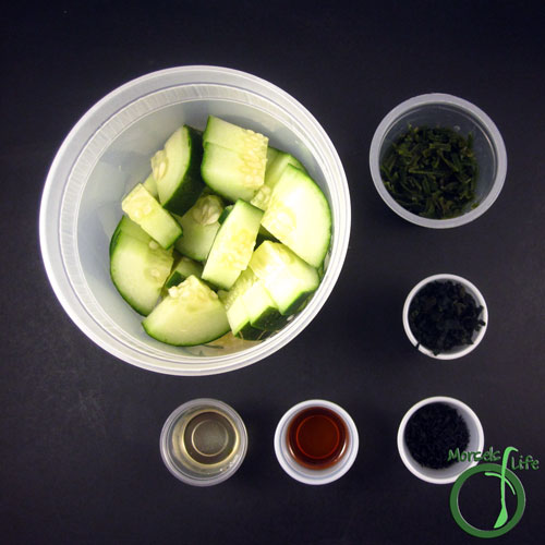 Morsels of Life - Seaweed Cucumber Salad Step 1 - Gather all materials. 