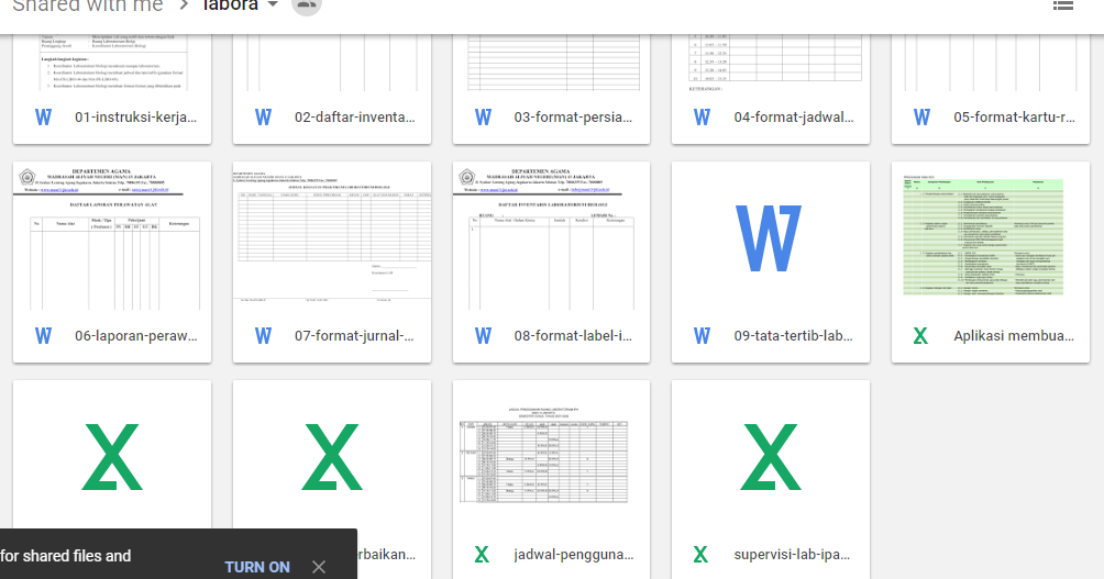 Format Administrasi Laboratorium IPA SD, SMP, SMA Terbaru 2017