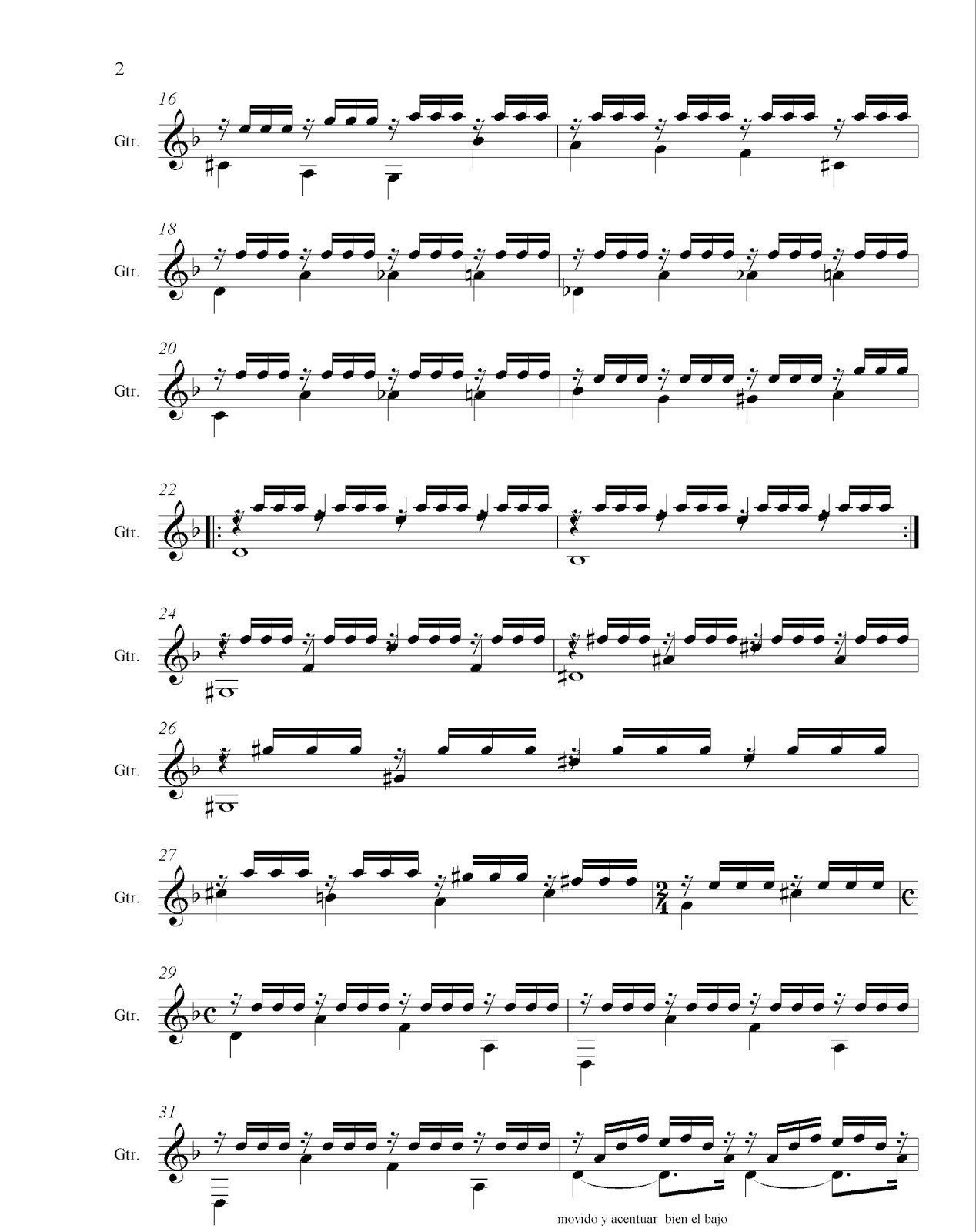 La guitarra y sus secretos Técnica de trémolo