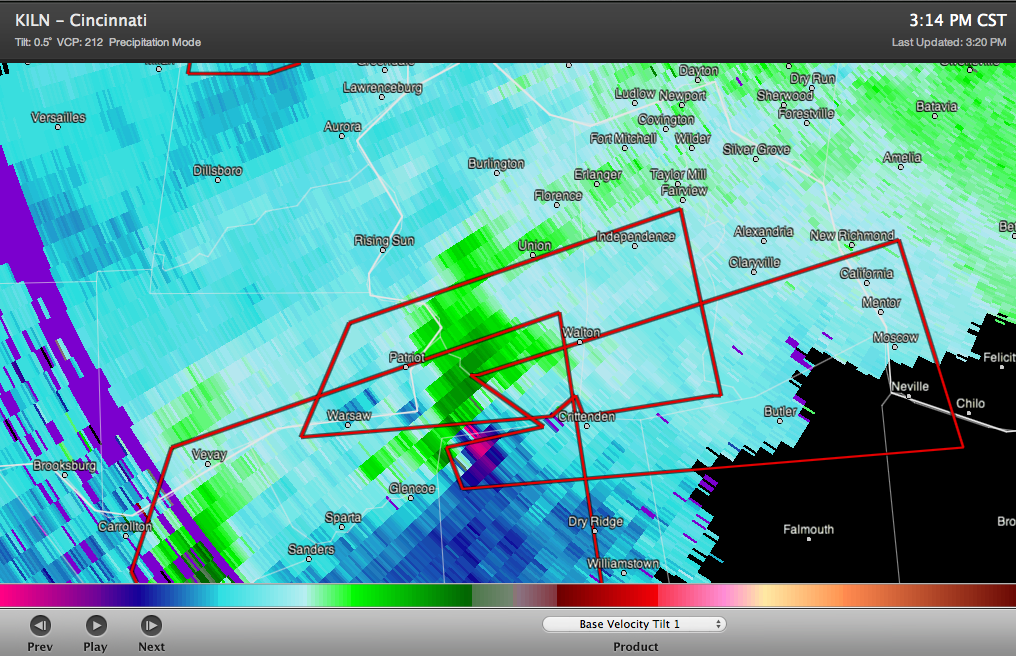 The Weather Centre Tornado Emergency (Large, Violent Tornado on Ground