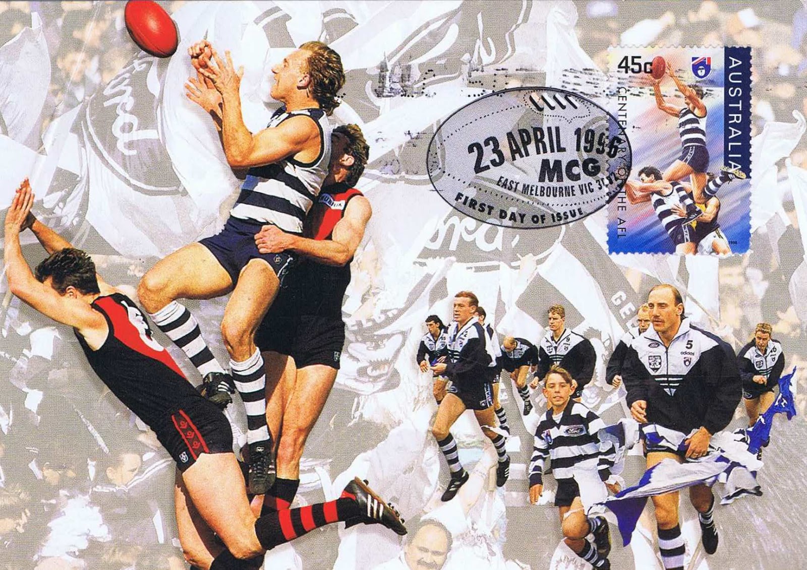 Love of Postcards AFL The Geelong