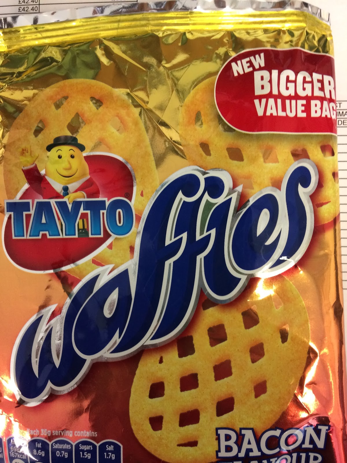 Cheeseburger Crisps & Other Stories Tayto Waffles Bacon (Republic of