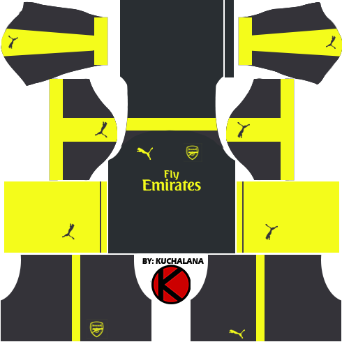 Kit arsenal 512x512 dream league online soccer 2017