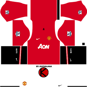 Manchester United Kits 2013/2014 - Dream League Soccer
