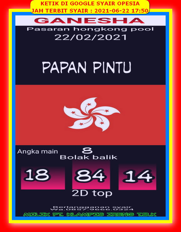 PREDIKSI hongkong pools