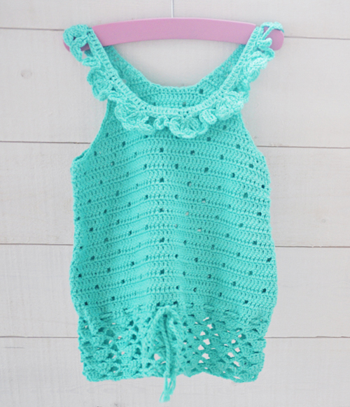 Crochet a girl top - Free pattern