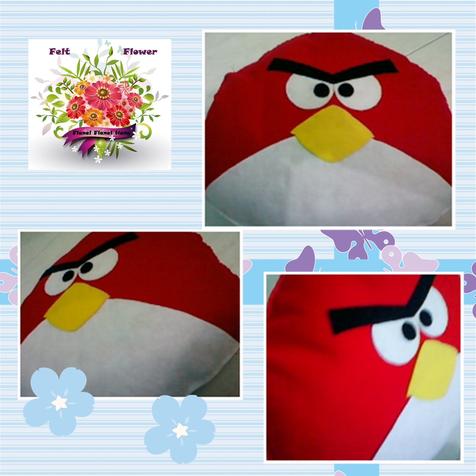 Bantal Karakter dari Kain Flanel Neng�S Daily