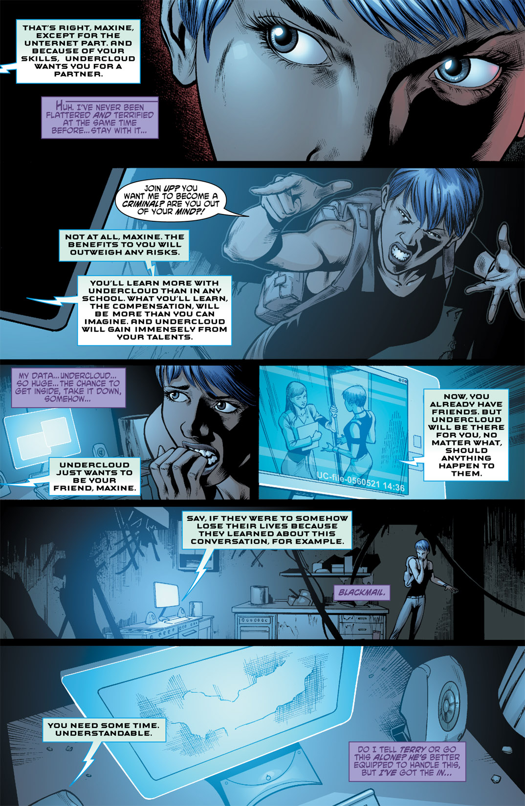 Read online Batman Beyond (2011) comic -  Issue #4 - 20