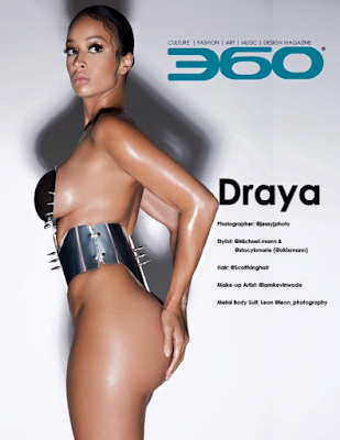 1A4 Draya Michele puts her hot bod on display for 360 magazine(Photos)