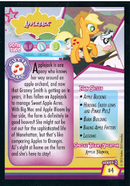 My Little Pony Applejack [Apple Farmer] Series 2 Trading Card