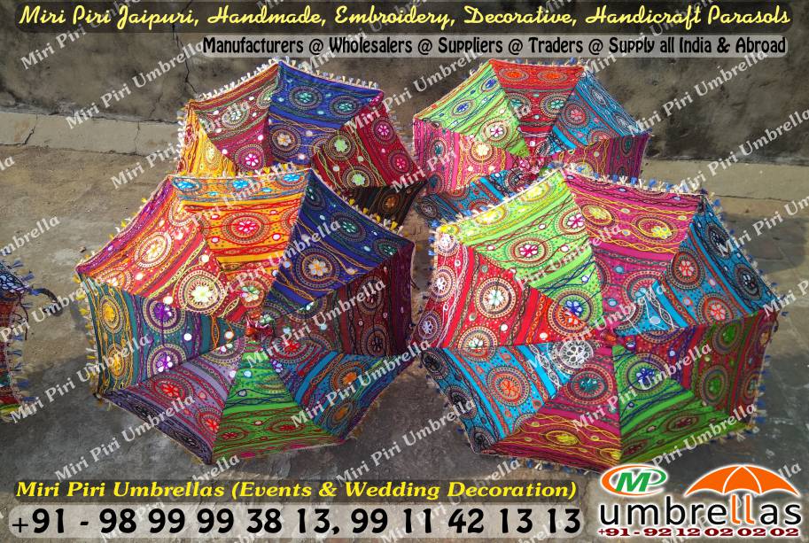 Rajasthani, Jaipuri, Wedding, Decorative, Umbrellas Parasols