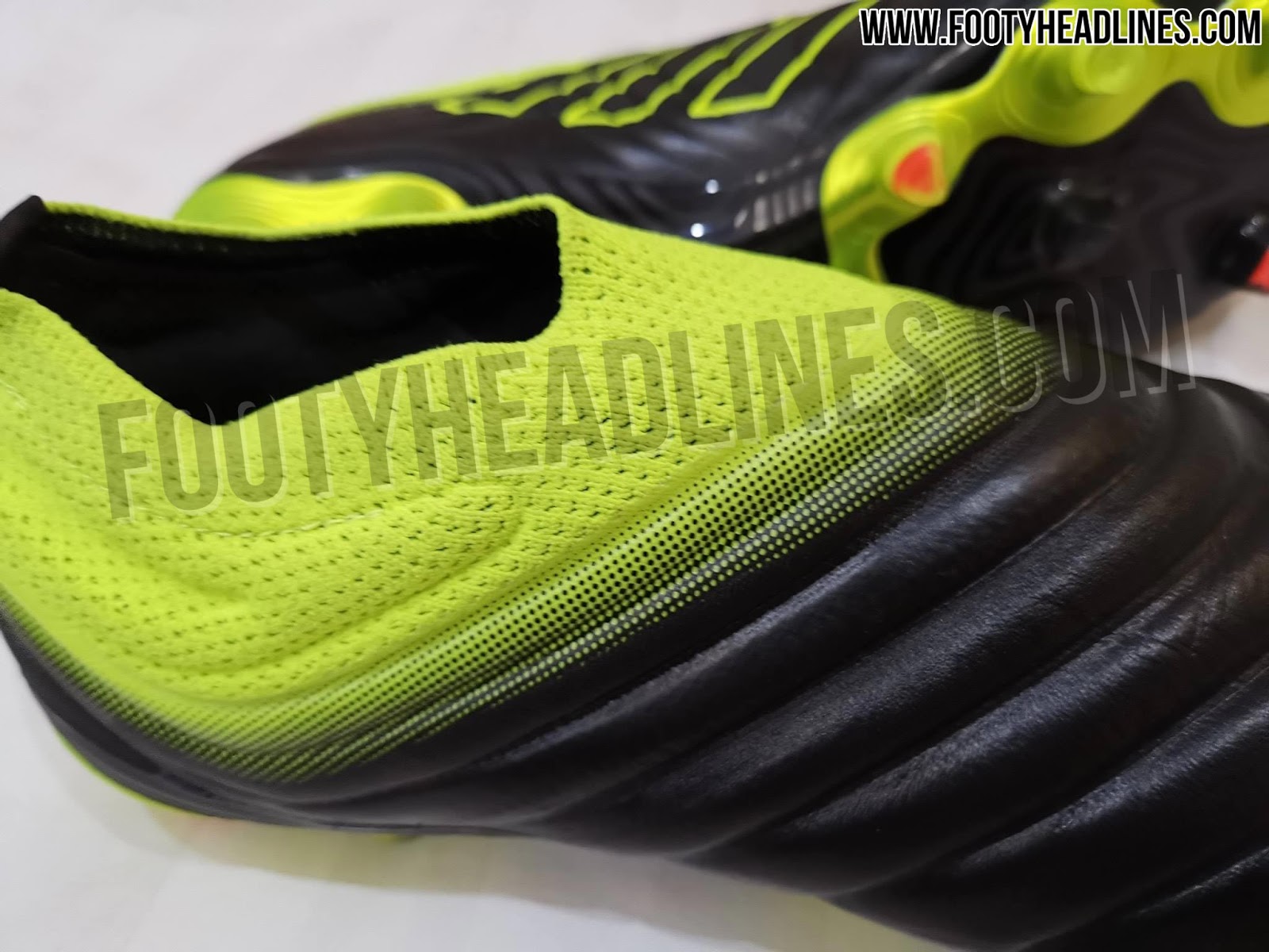 Black / Yellow Laceless Adidas Copa 19+ Boots Leaked - Footy Headlines