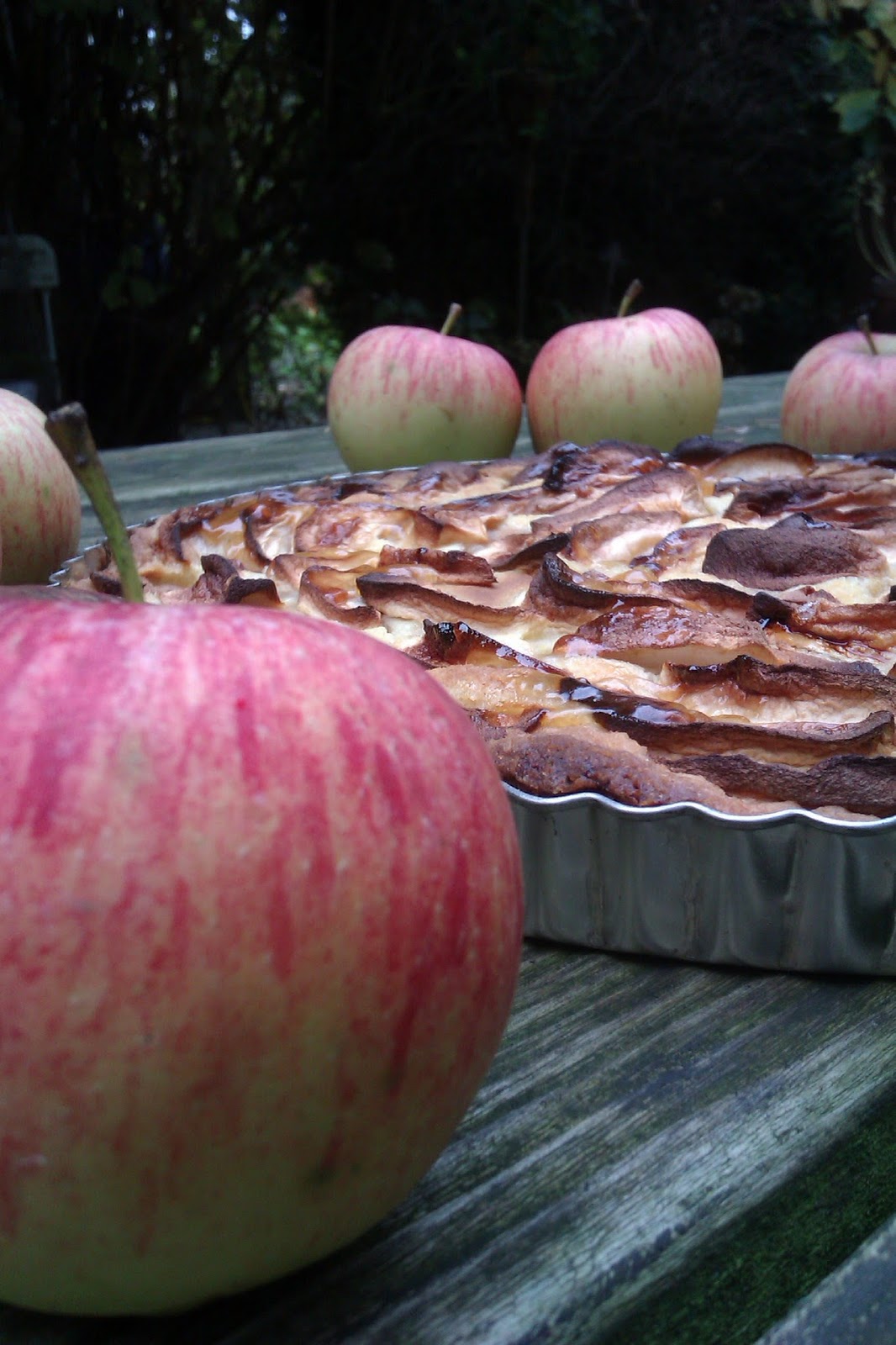 Frau Frieda: Apfel-Marzipan-Tarte