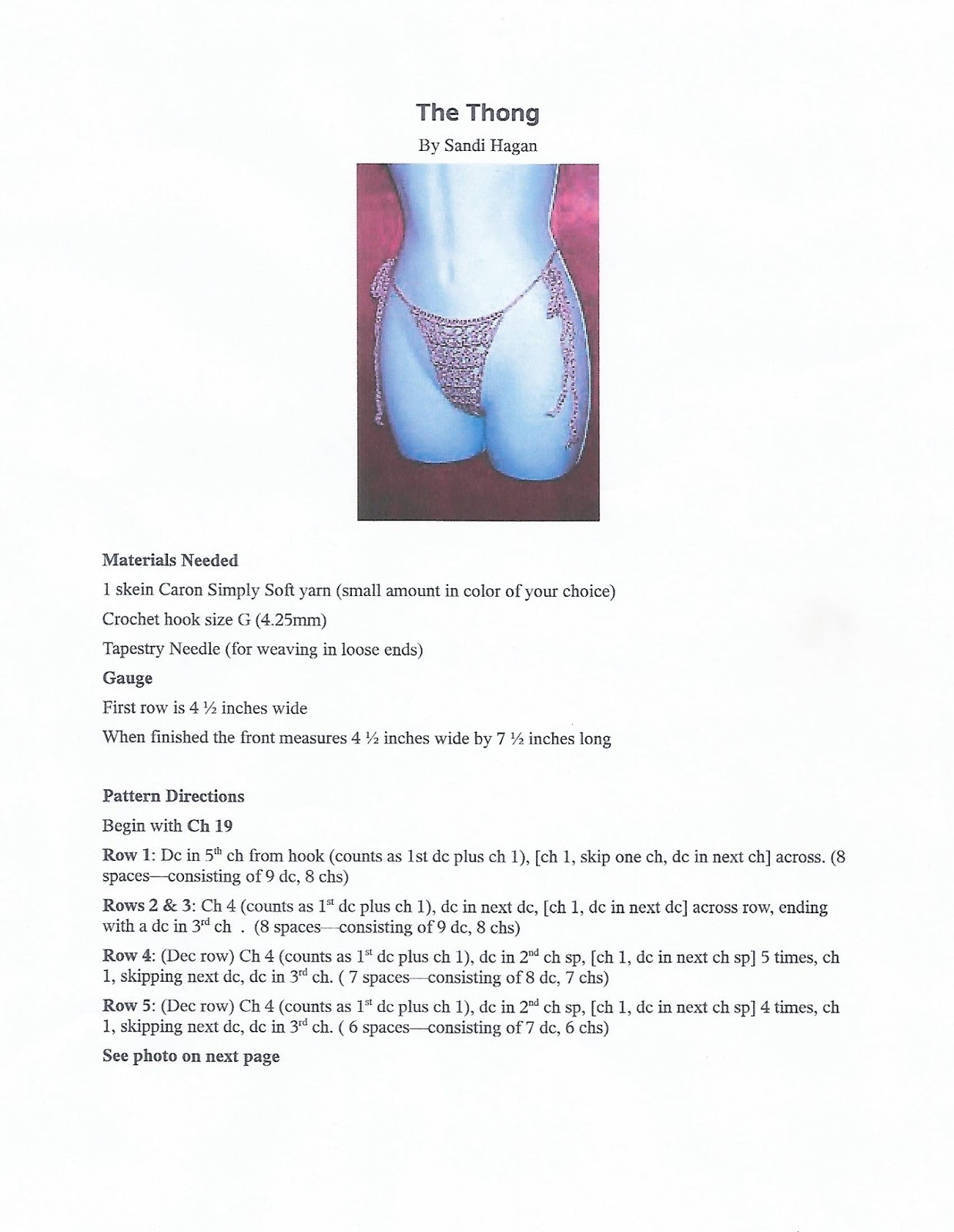 Crochet Blog By Bikini Sandi The Thong Crochet Pattern crochet-blog-by-bikini-sandi-the-thong-crochet-pattern
