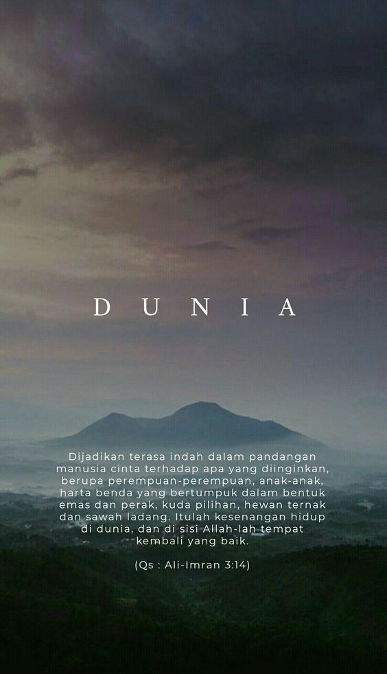 Dunia Hanya Tipu daya - Quote Hari Ini