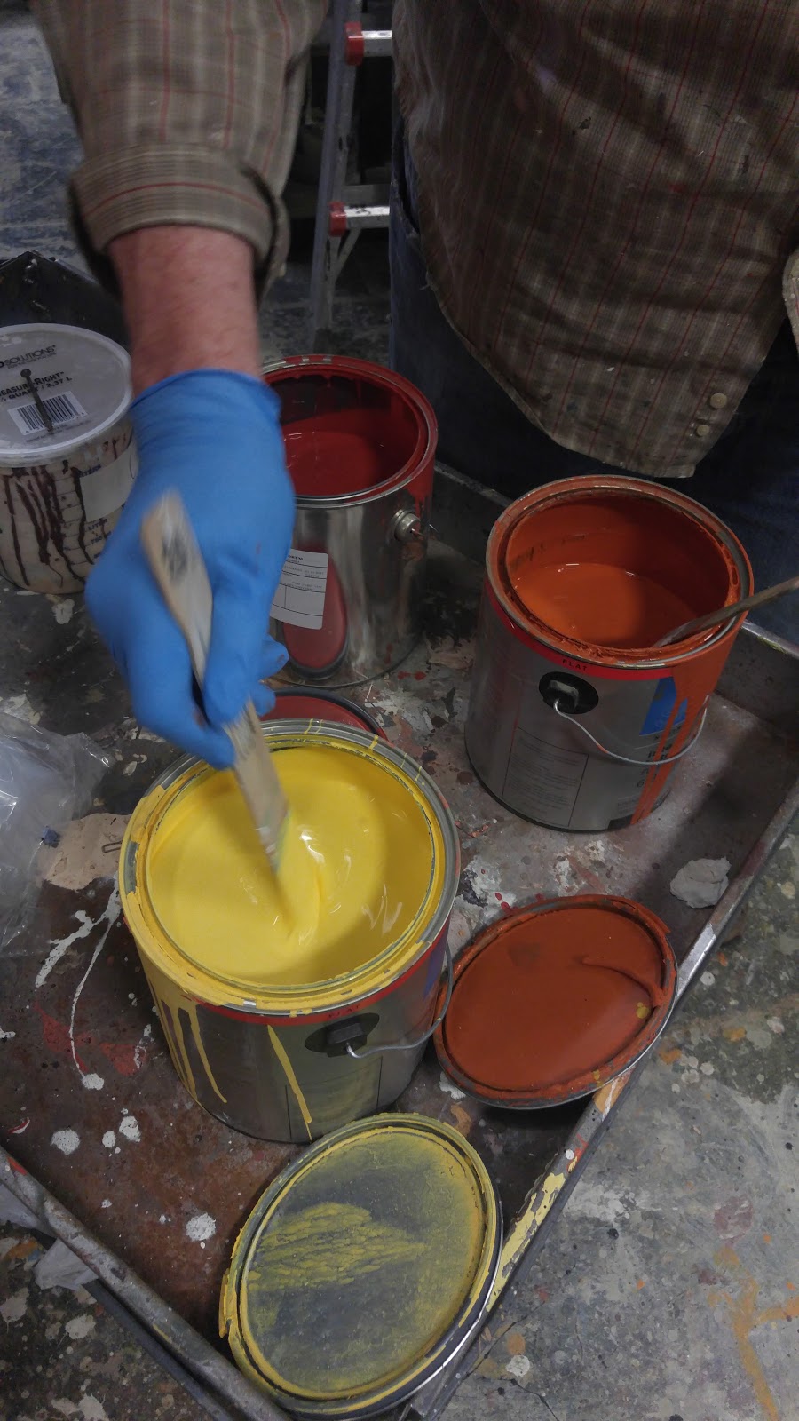 brick and quoin faux painting with dentals