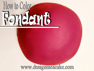 How to Color Red Fondant or Gumpaste
