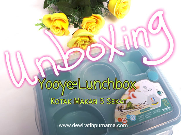 kotak makan sekat yooyee lunchbox