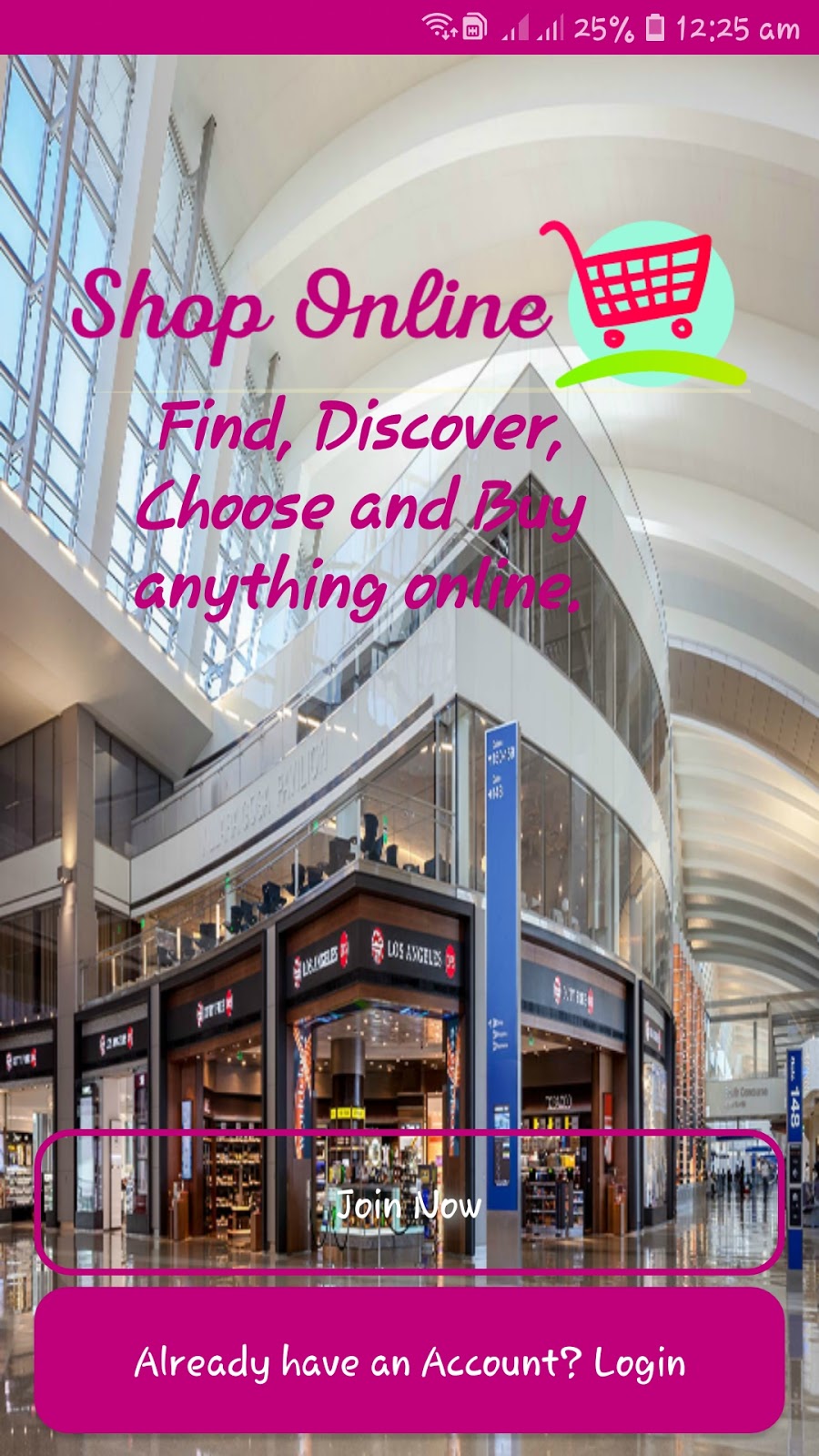 Android Studio Project Online Shopping Software and Technology