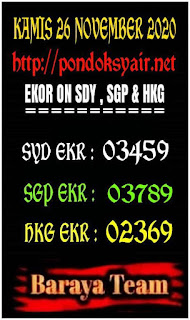 Prediksi Syair Hk 26 November 2020 Keraton4d