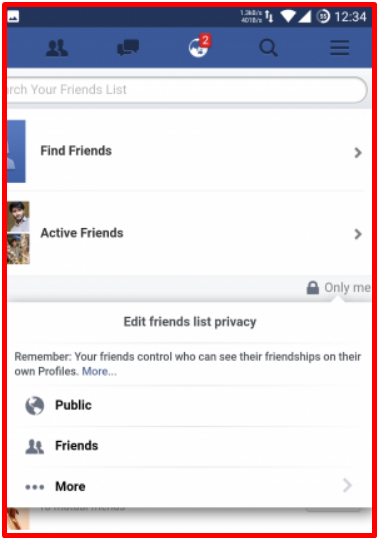 How to Hide Friends List On Facebook Using Mobile New 2019