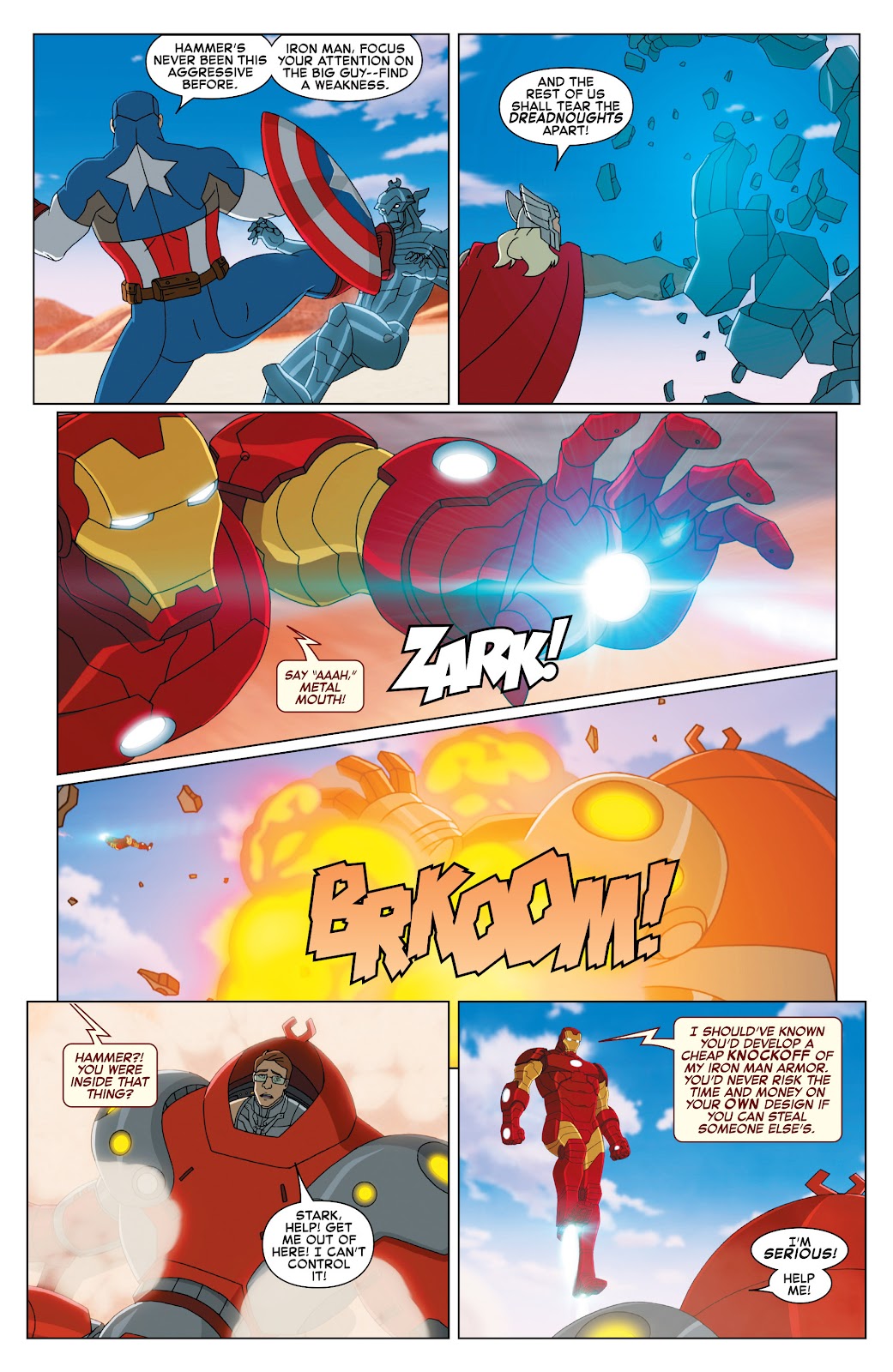 Marvel Universe Avengers Assemble: Civil War issue 1 - Page 9