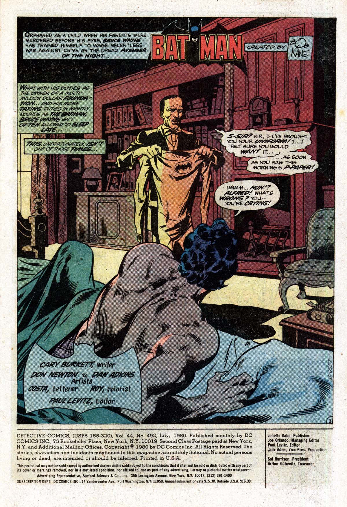Detective Comics (1937) 492 Page 1