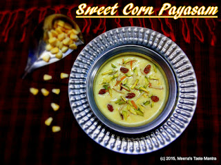 Sweet Corn Payasam
