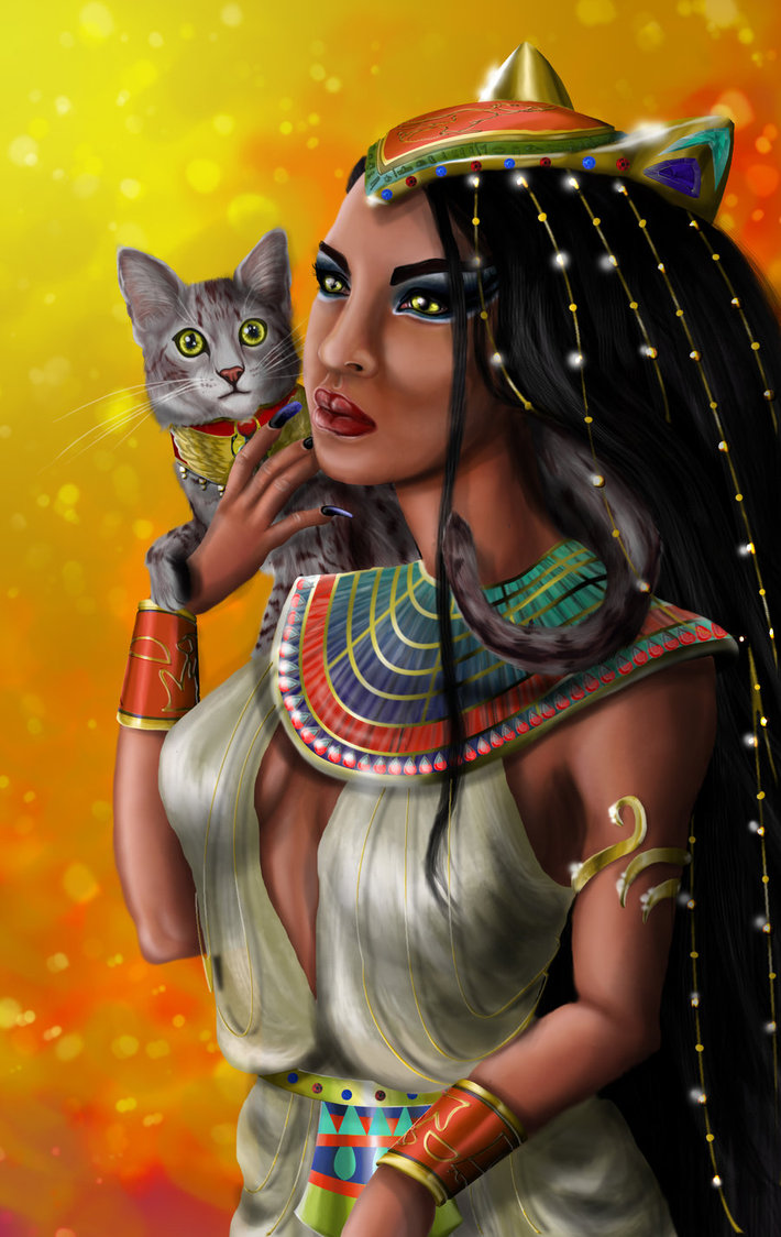 ESTAS DIVINIDADES PSIQUEMOLAN BASTET SEÑORA DEL PLACER Y DE LA FELICIDAD