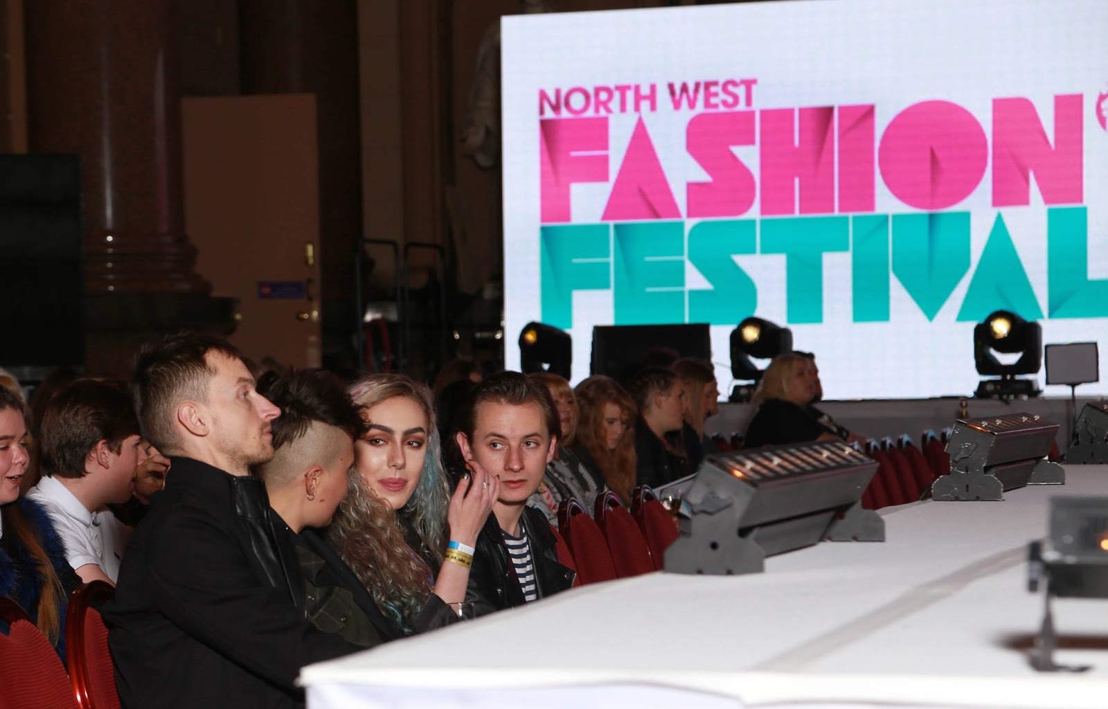 Stephi LaReine catwalk front row North West Fashion Festival 2016