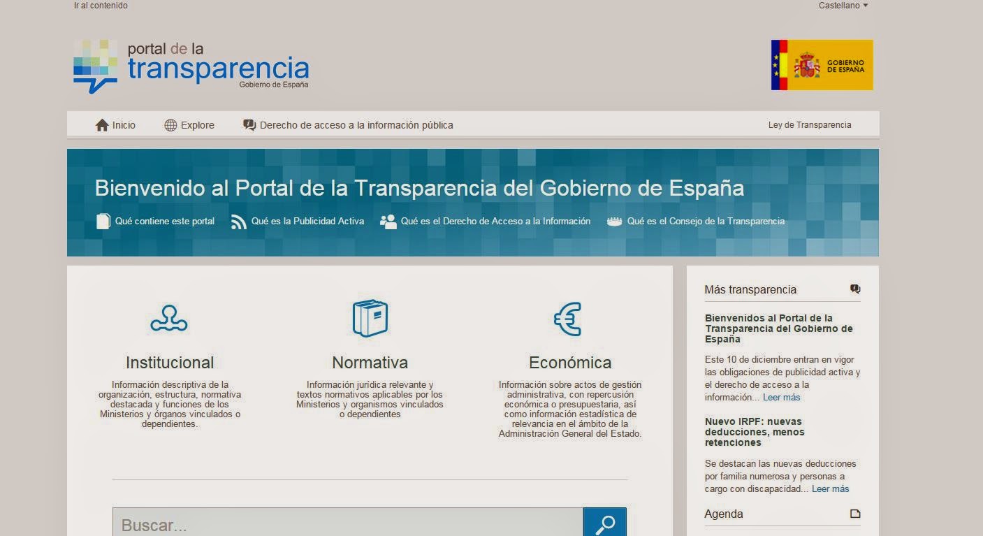 Portal de Transparencia del Gobierno de España