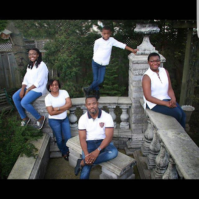 Okey Bakassi family photo