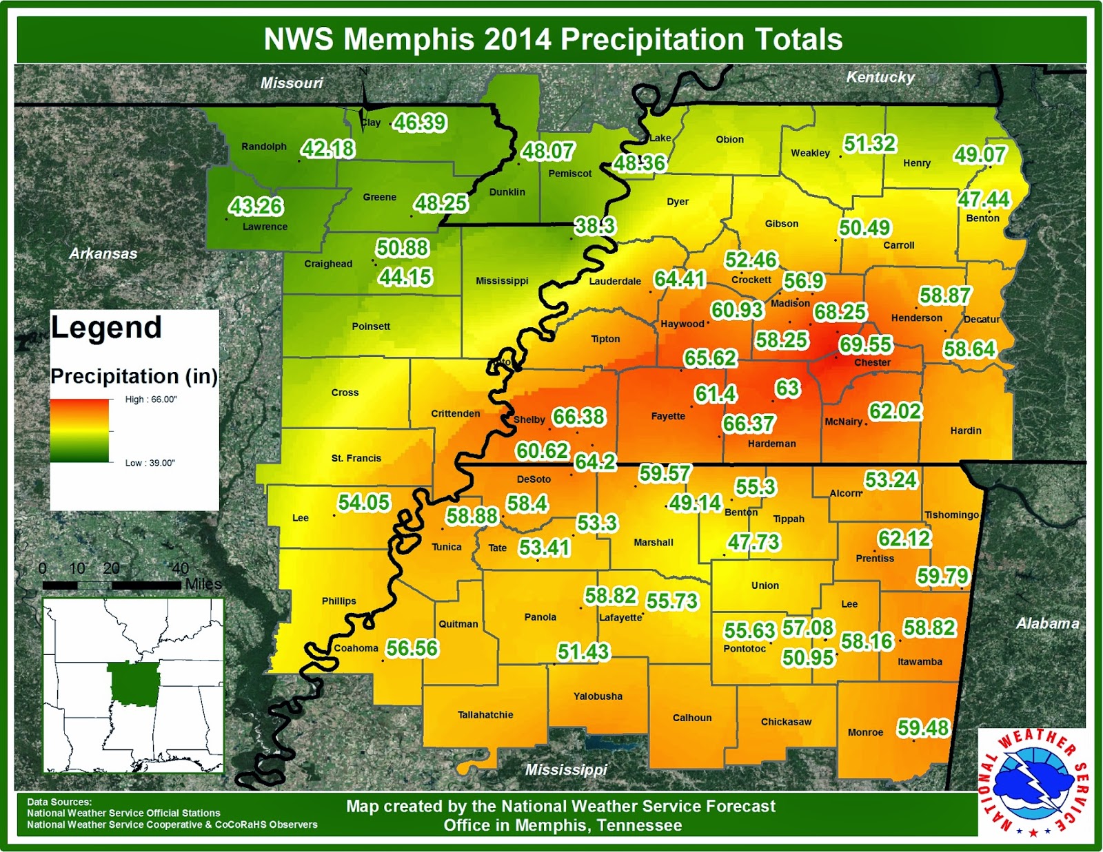 MWN Blog 2014 Memphis Annual Climate Recap A Cool and Wet Year