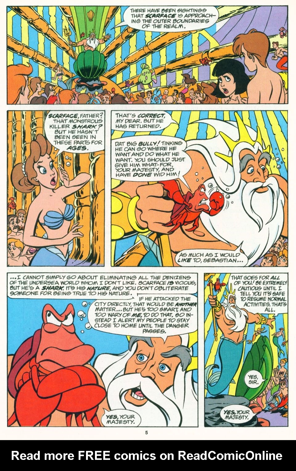 Read online Disney's The Little Mermaid Limited Series comic -  Issue #3 - 6