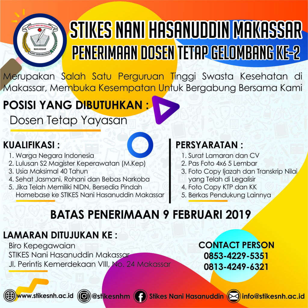 Lowongan Dosen Dan Tenaga Kependidikan Februari 2019 Update Lowongan Kerja Dan Rekrutmen Bulan Mei 2021