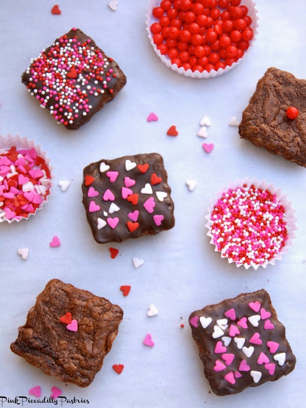 Pink Piccadilly Pastries: Brownie Bites for Valentine's Day