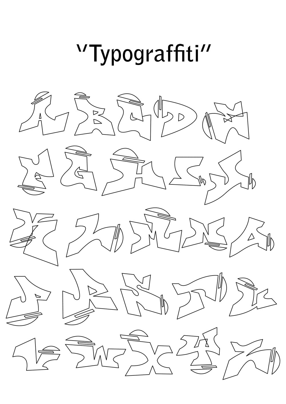  Gambar Graffiti Alphabet Collection Drawing Bagi Teman2 
