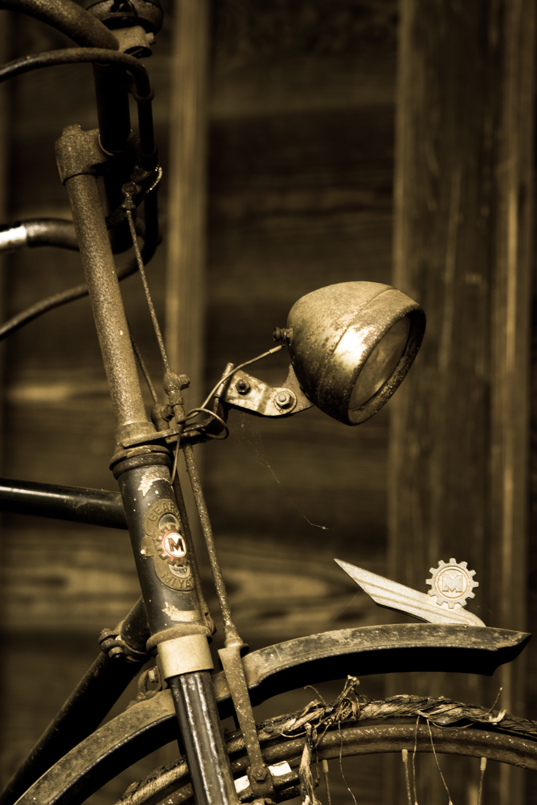 昔のミヤタサイクルの自転車の写真