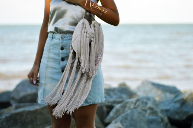 beautiful fringed boho nude bag beautiful fringed boho nude bag
