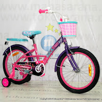 Sepeda Anak Wimcycle Barbie Rock CTB 18 Inci Lisensi