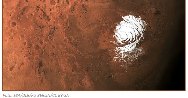 На марсе есть жидкая вода